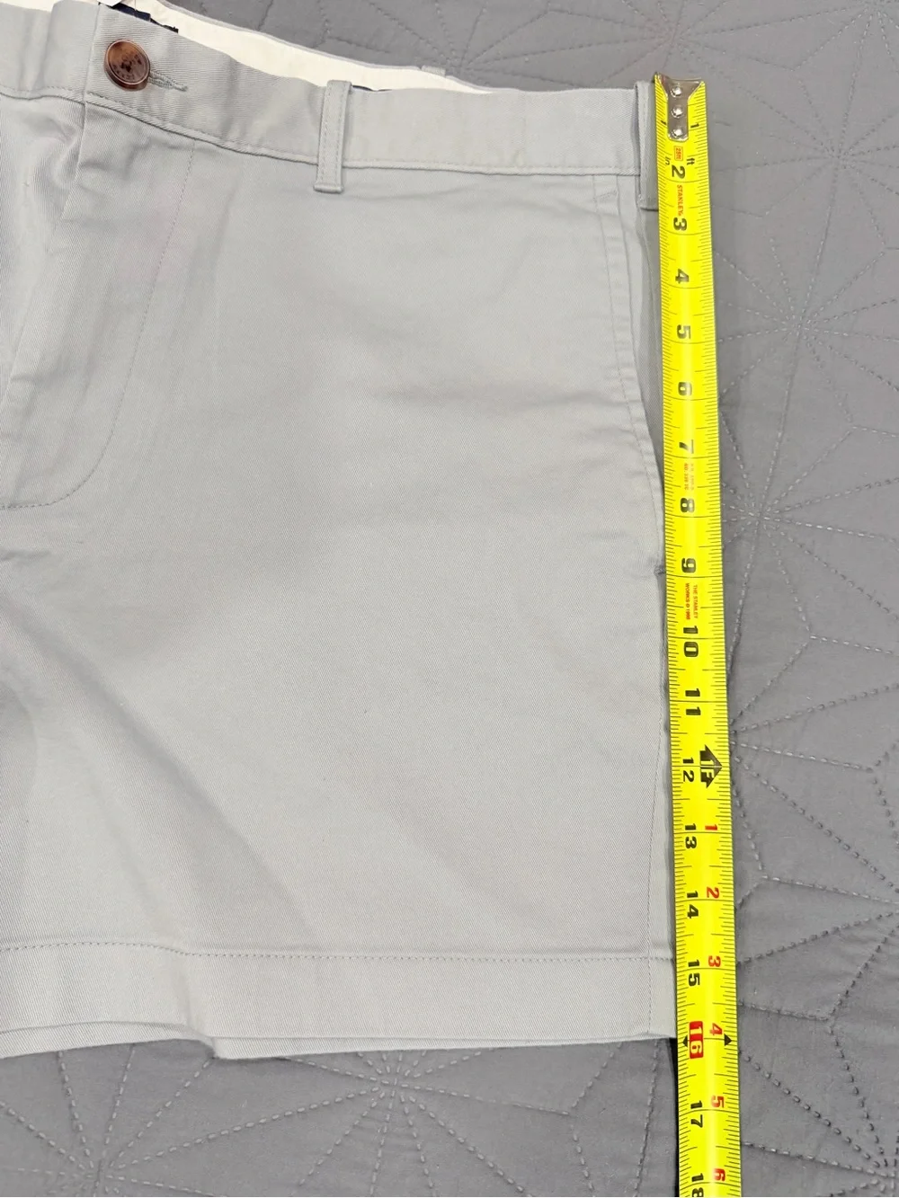 J. Crew Light Gray Flat-Front Stretch Shorts